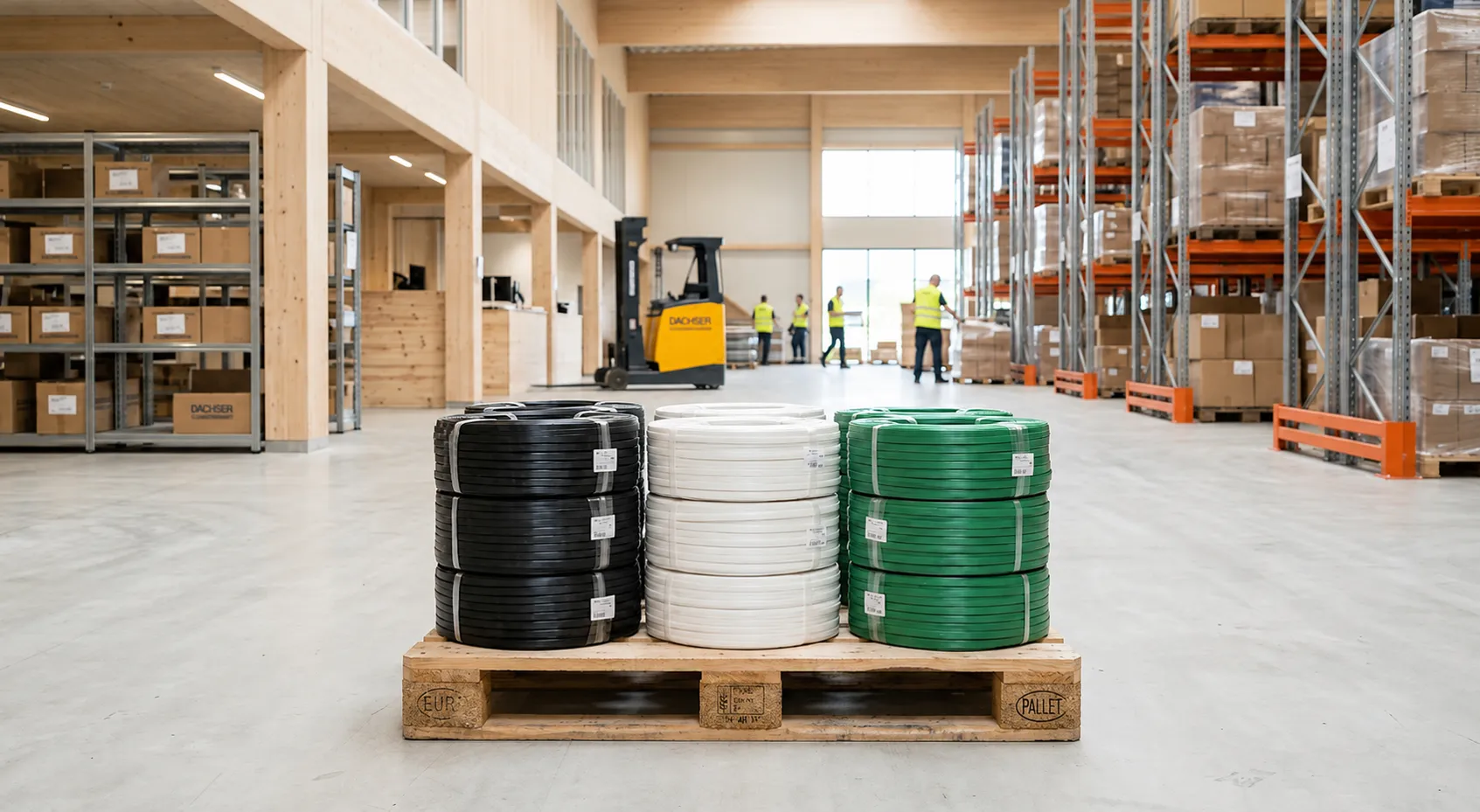 PP Strapping Band Exporter Denmark — Greenstrix Industrial Packaging